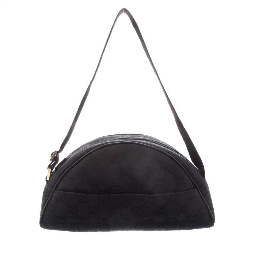 Gucci canvas pochette shoulder bag